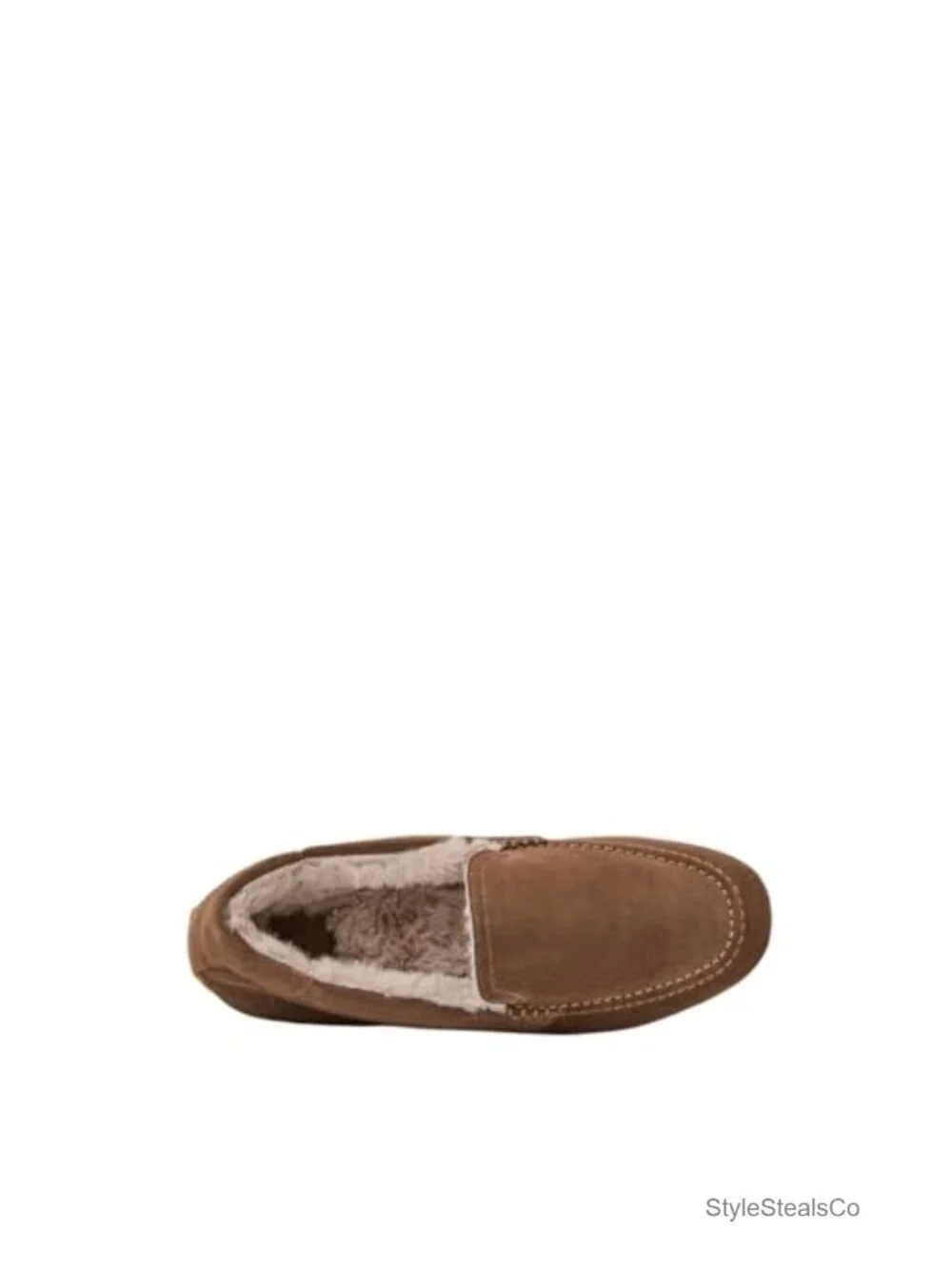 Indoor/Outdoor Driving Moc Loafer Sherling Lined Suede